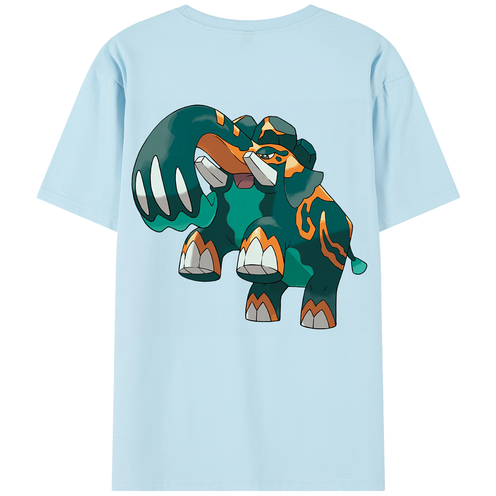 （画像用） ポケットモンスター Pokémon 綿100％半袖Tシャツ（背面プリント）